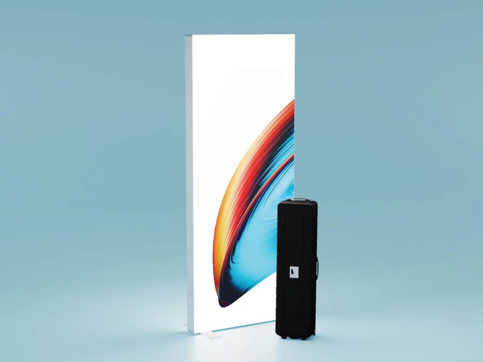 Portable Lightbox used at trade shows
